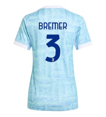 Juventus Gleison Bremer #3 Udebanetrøje Dame 2025-26 Kortærmet